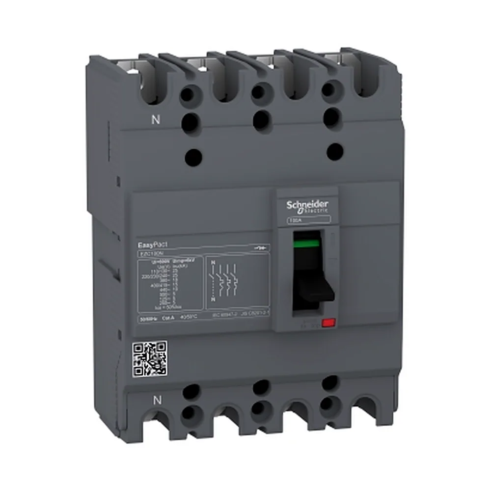 Автоматичний вимикач EASYPACT EZC100N 4P 15кА 40А