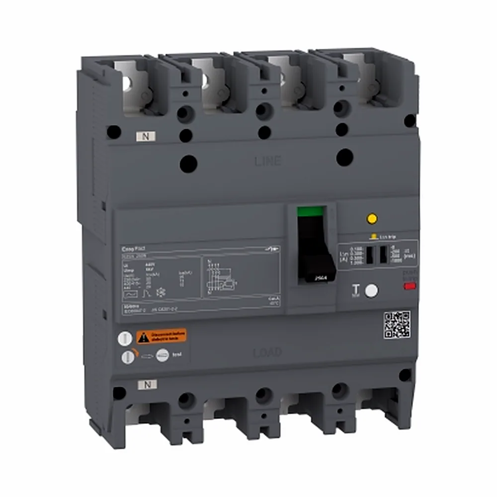 Автоматичний вимикач EASYPACT EZCV250N 4P3T 25кА 100А
