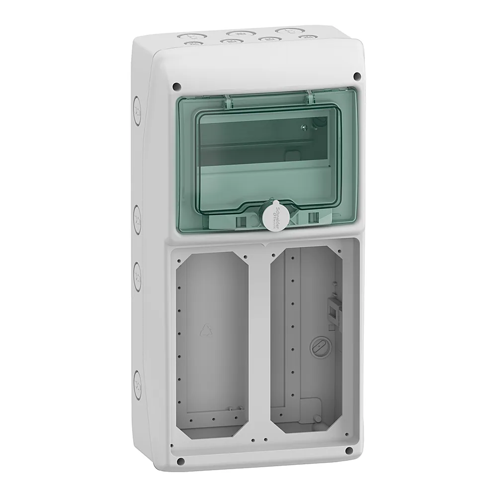 Модульний щит Mureva IP65 8 модулів+2 отвори з роз'єднувачем 63 А Schneider Electric 13186
