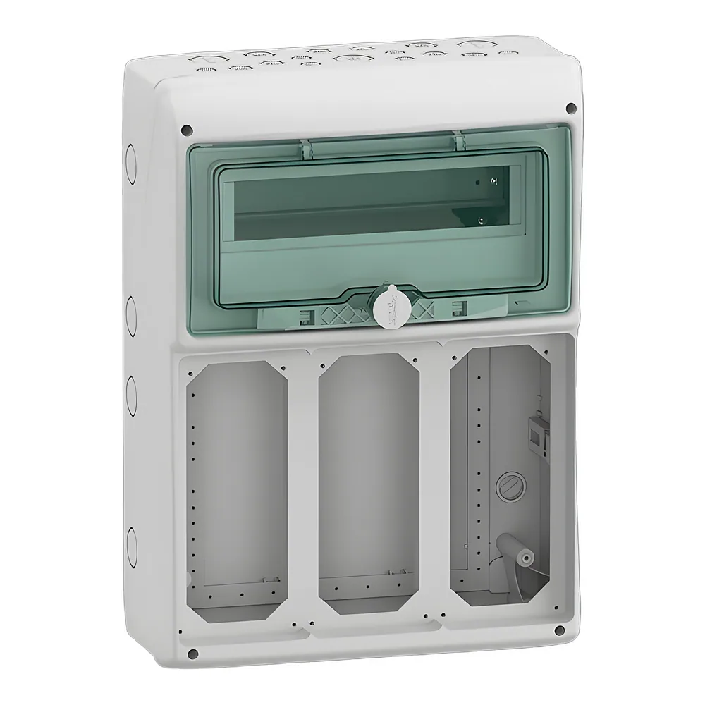 Модульний щит Mureva IP65 12 модулів+3 отвори з роз'єднувачем 63 А Schneider Electric 13187