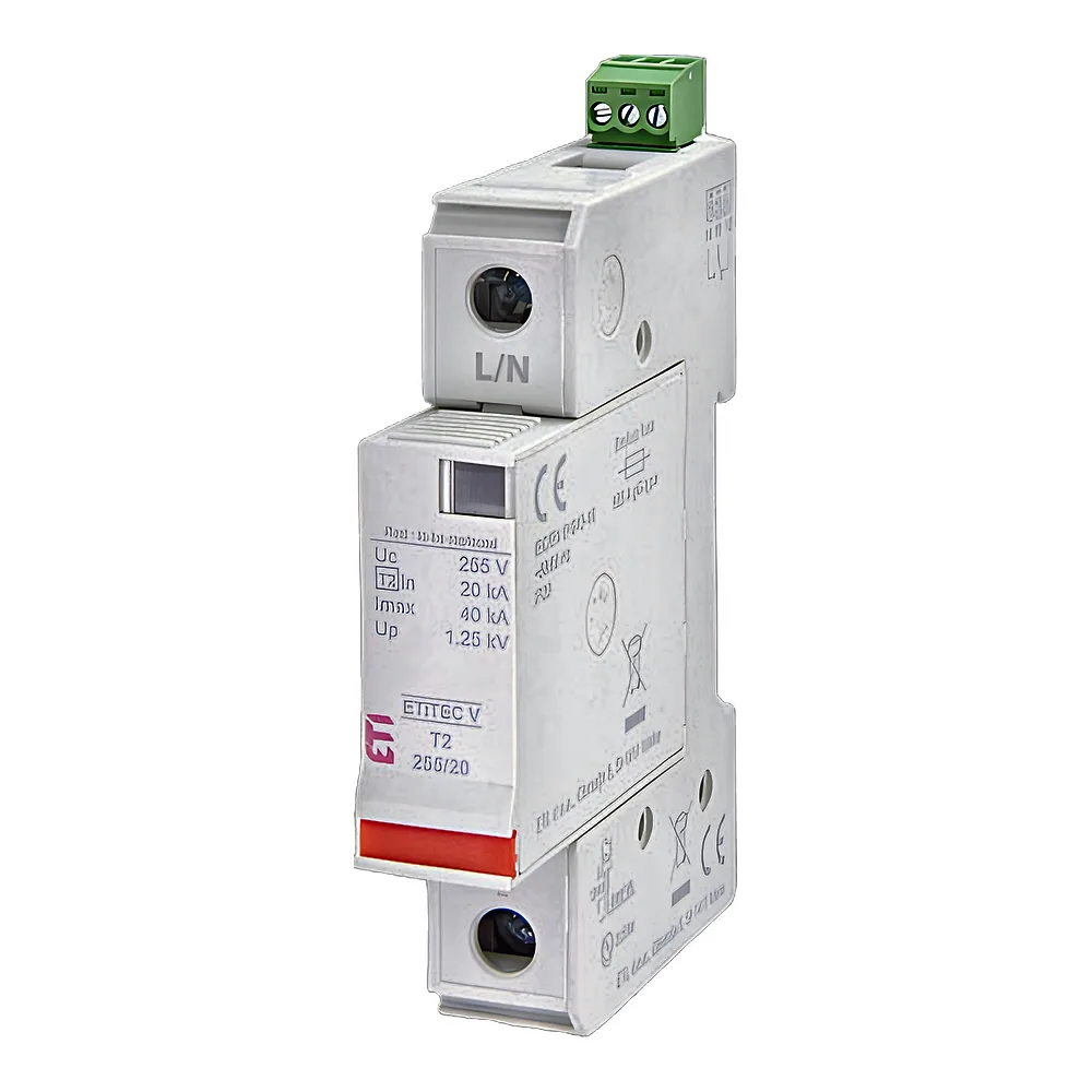 Обмежувач перенапруг ETITEC V T2 255/20 1+0 RC ETI 2442958