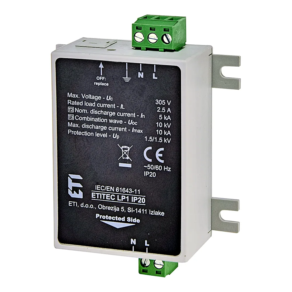 Обмежувач перенапруги ETITEC LP1 IP20