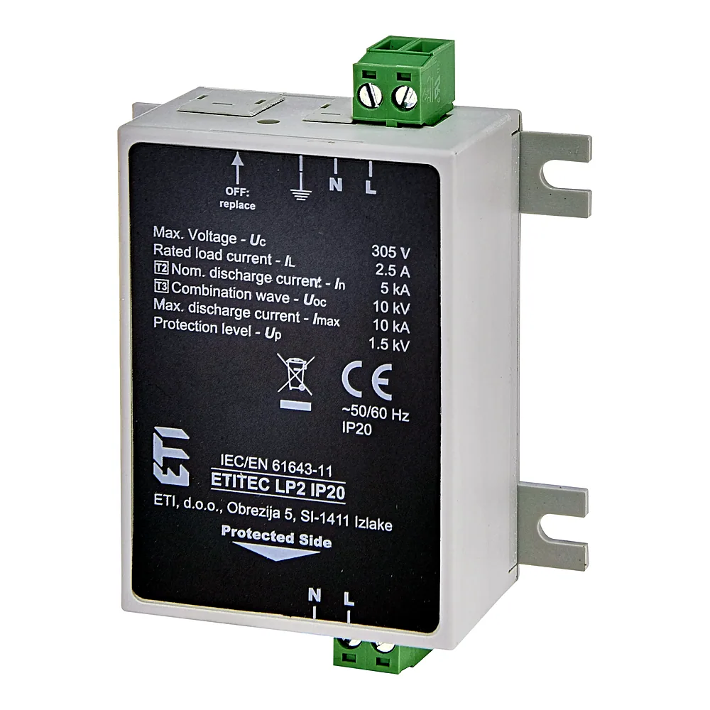 Обмежувач перенапруги ETITEC LP2 IP20