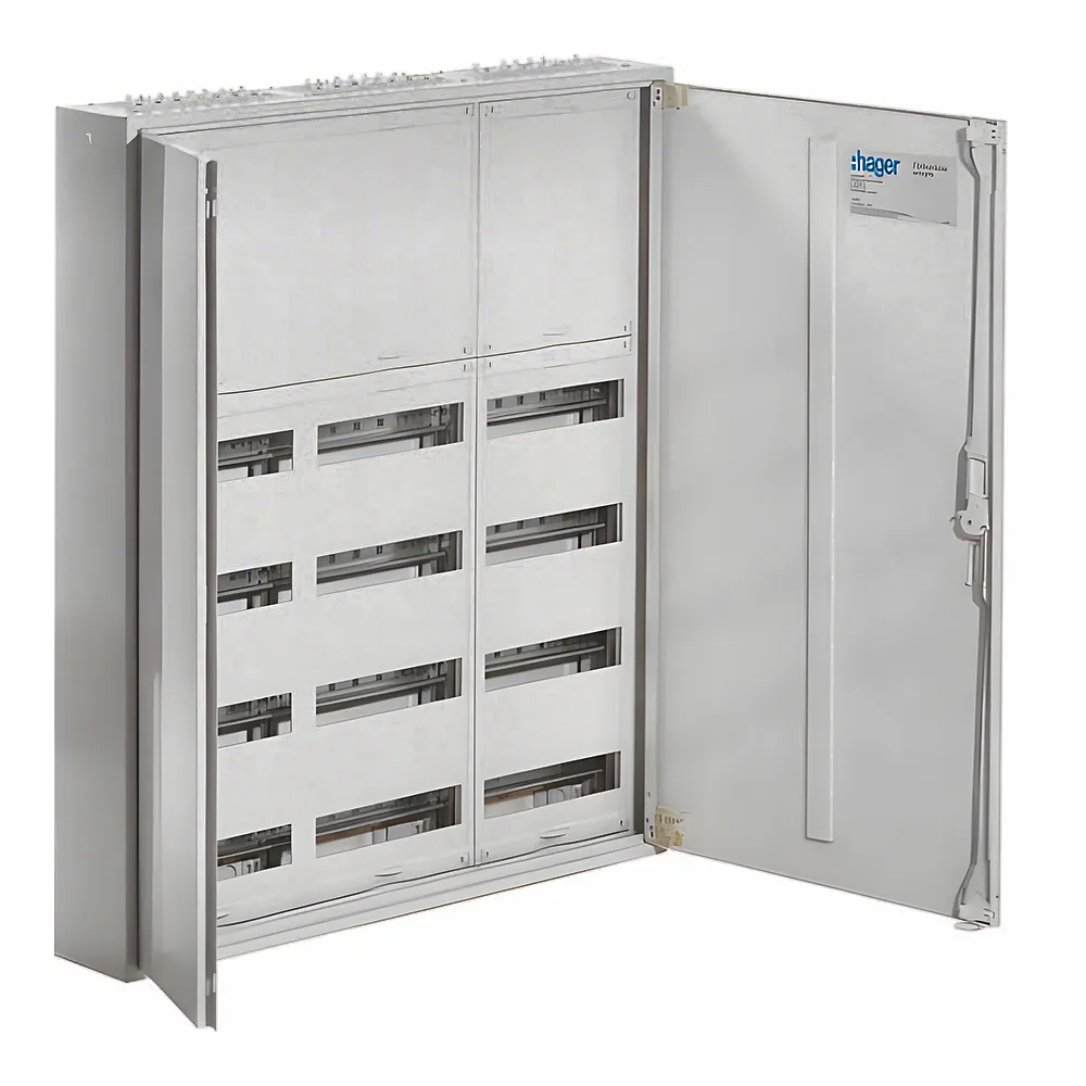 Модульний щит Univers IP44/II 950х800х161 мм 144 модулі з блоком для клем Hager FWB63N