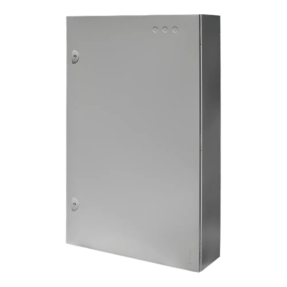 Щит з монтажною панеллю металевий e.mbox.industrial.p.70.50.30z IP41 700х500х300 мм E.NEXT CP507030K
