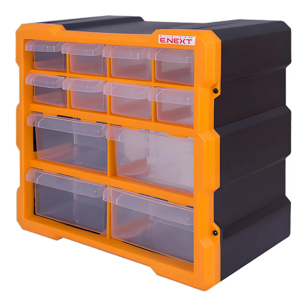 Органайзер пластиковий e.toolbox.pro.19 12-секційний 267х157х262 мм E.NEXT t011019