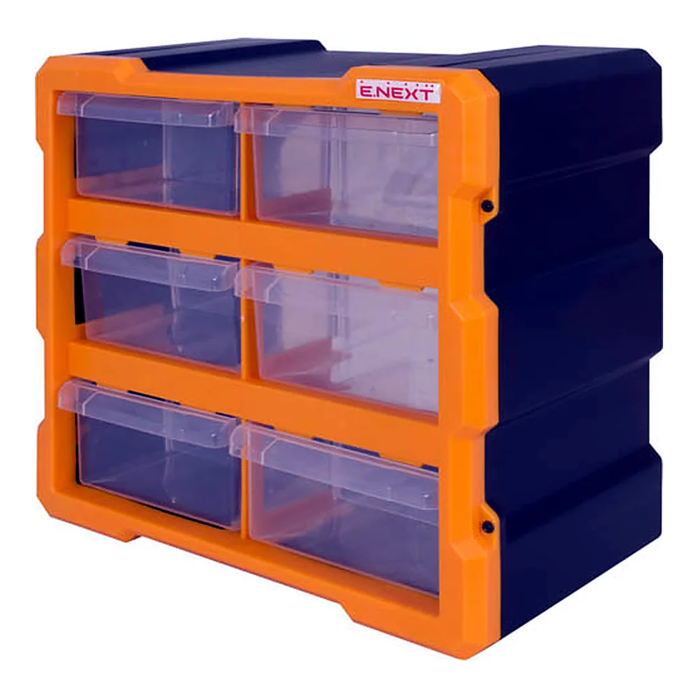 Органайзер пластиковий, e.toolbox.pro.20, 6-секційний 267х157х262мм