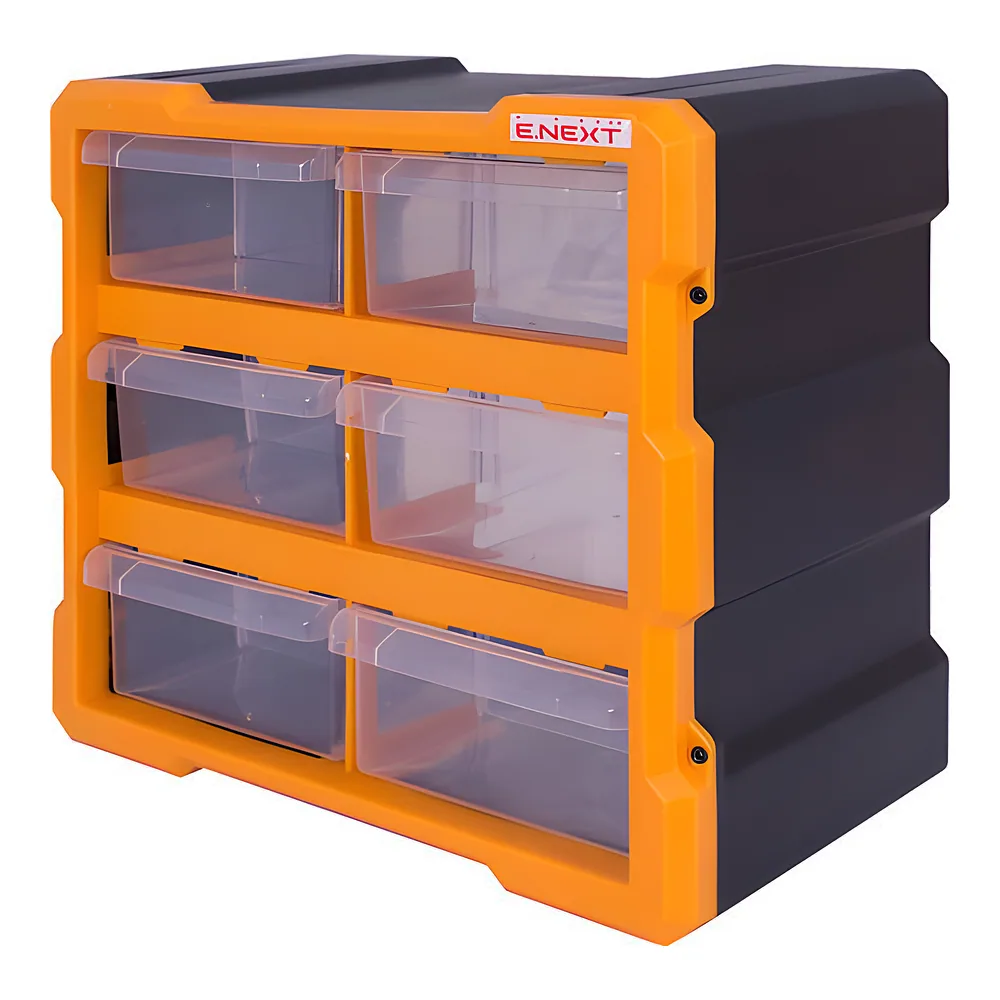 Органайзер пластиковий e.toolbox.pro.20 6-секційний 267х157х262 мм E.NEXT t011020