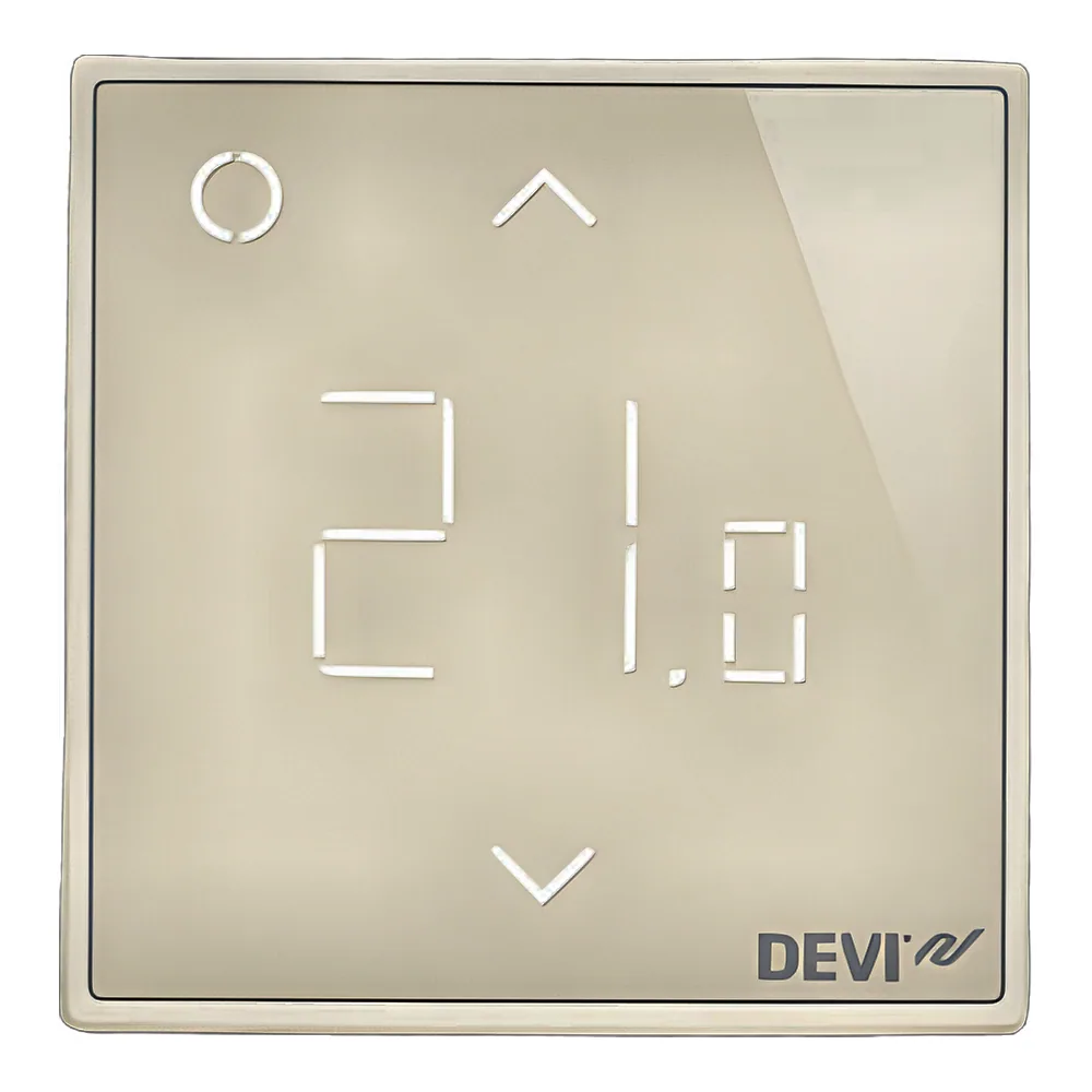 Терморегулятор DEVIreg Smart +5...+45 °C Wi-Fi слонова кістка DEVI 140F1142