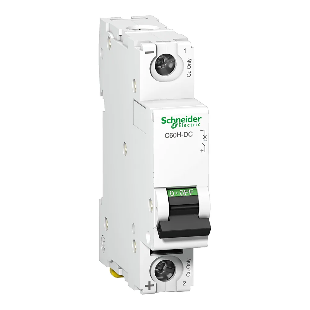 Автоматичний вимикач C60H-DC 1P C 5 А 250 В DC Schneider Electric A9N61505