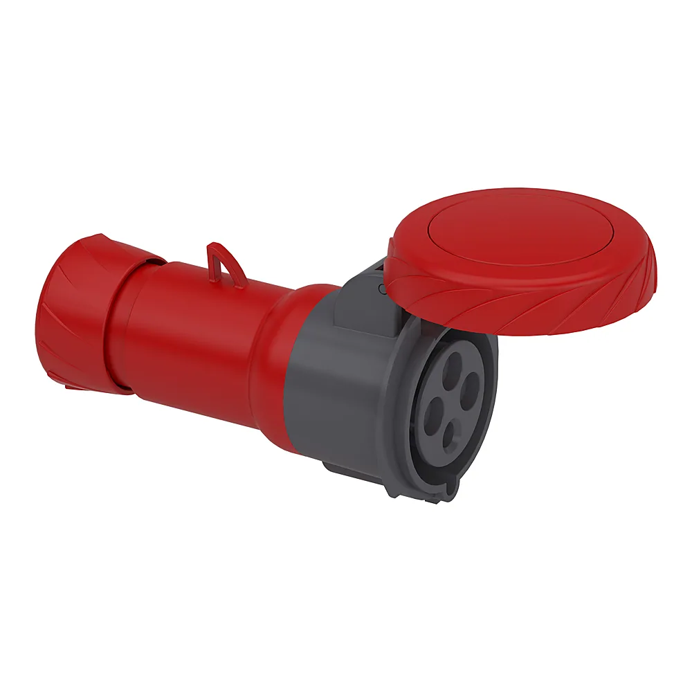 Розетка кабельна переносна 32 А 3P+E IP67 380 В PratiKa Schneider Electric PKF32M734