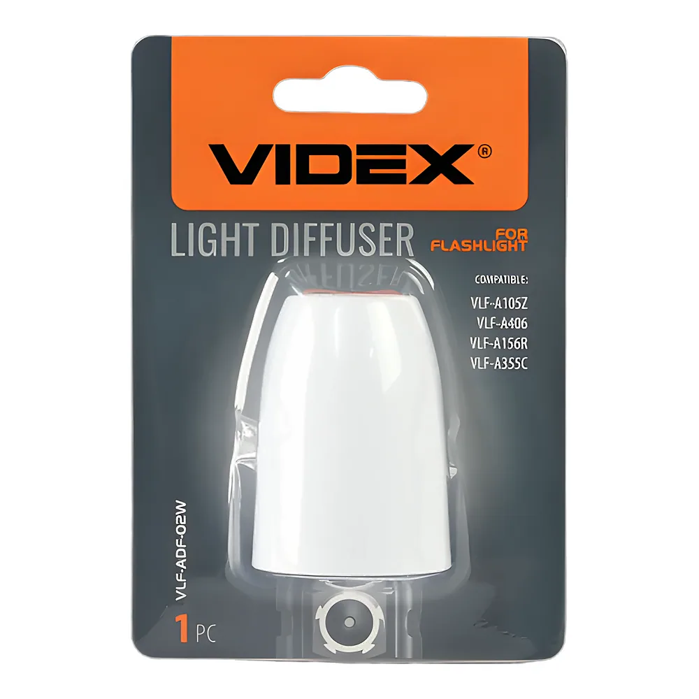 Дифузор-розсіювач світла до ліхтарика Videx VLF-ADF-02W