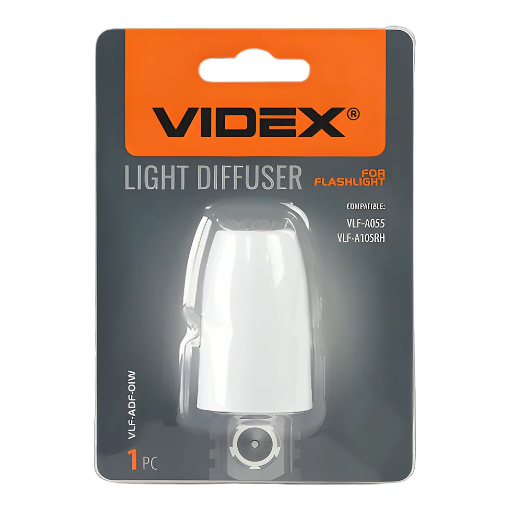 Дифузор-розсіювач світла до ліхтарика Videx VLF-ADF-01W