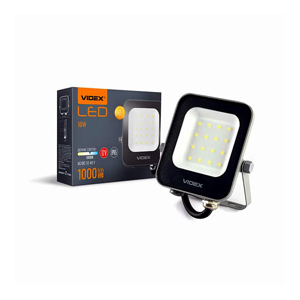 Прожектор світлодіодний Videx F3e 12-48V 1000Lm 5000K VL-F3e-105W-12V