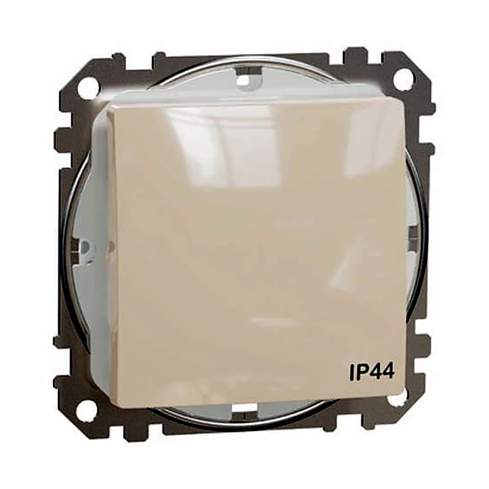 Перемикач 1-кл. IP44 SE Sedna Design бежевий