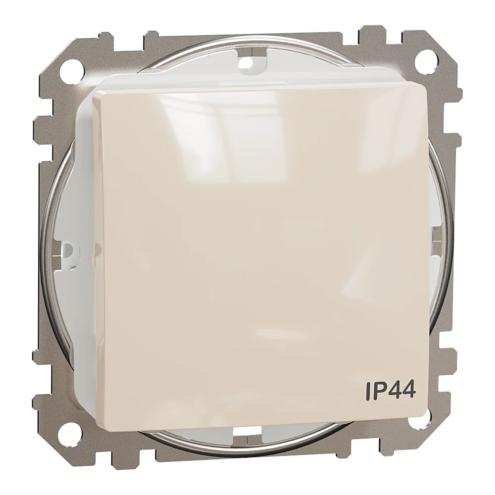 Перемикач 1-клавішний IP44 Sedna Design бежевий Schneider Electric SDD212106