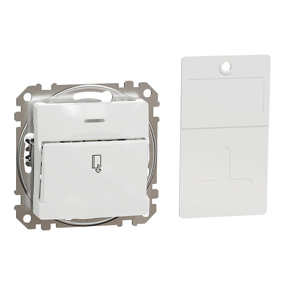 Картковий вимикач 10 А Sedna Design білий Schneider Electric SDD111121