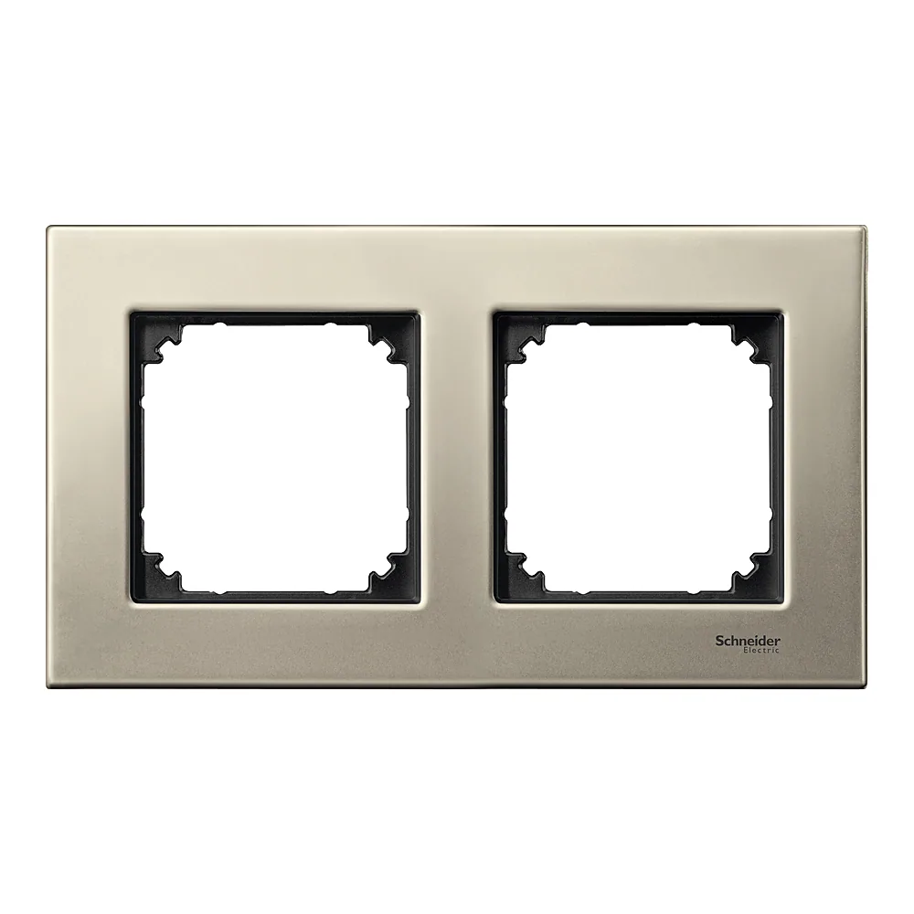 Рамка 2-постова M-ELEGANCE металева титан Schneider Electric MTN403205