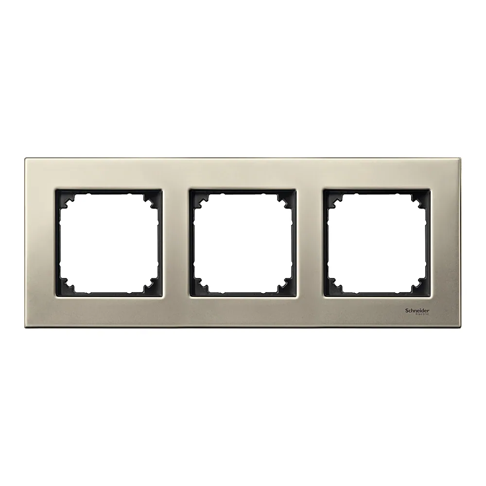Рамка 3-постова M-ELEGANCE металева титан Schneider Electric MTN403305