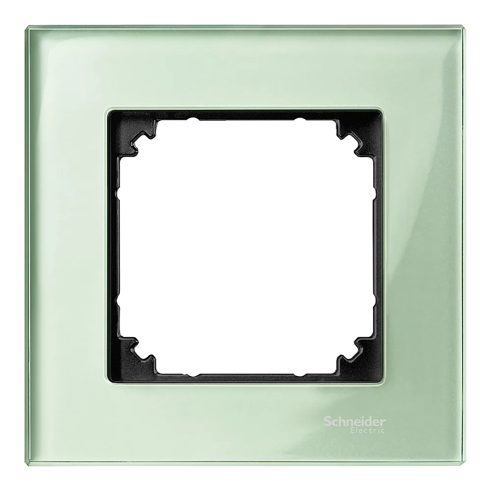 Рамка 1-постова M-ELEGANCE скляна смарагд Schneider Electric MTN404104