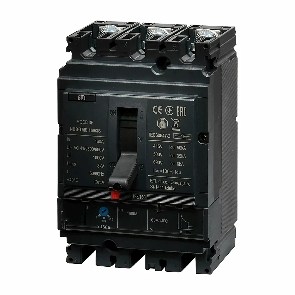 Автоматичний вимикач ETI ETIBREAK NBS NBS-TMS 100/3S 3P 100A 50kA 4673027