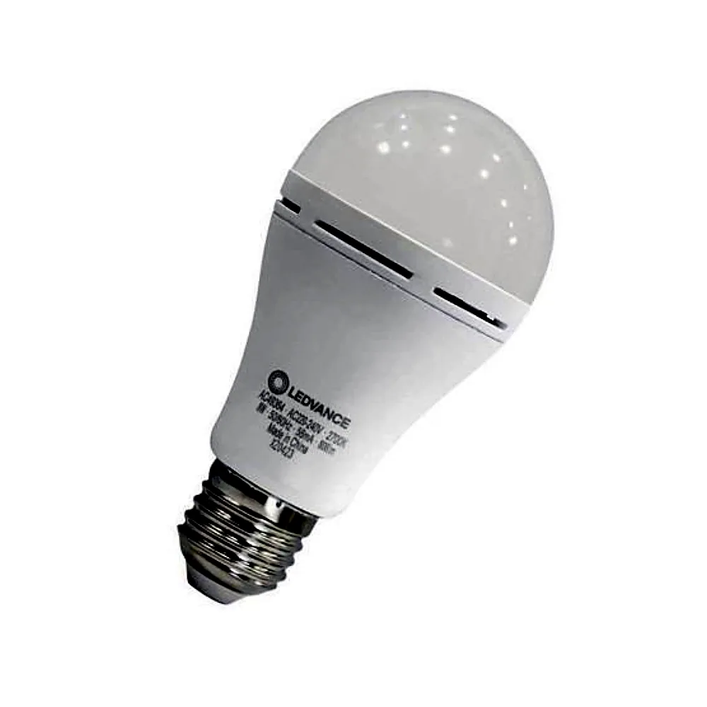 Лампа LED CL A60 RECHARGEABLE 8W/827 230V E27