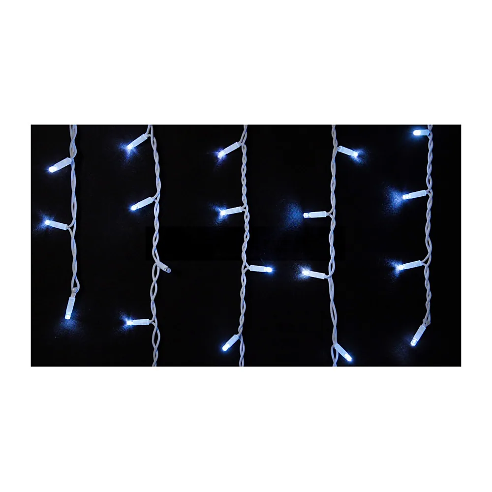 Гірлянда зовніш._DELUX_ICICLE_75LED 2x0.7m біл/біл IP44 EN