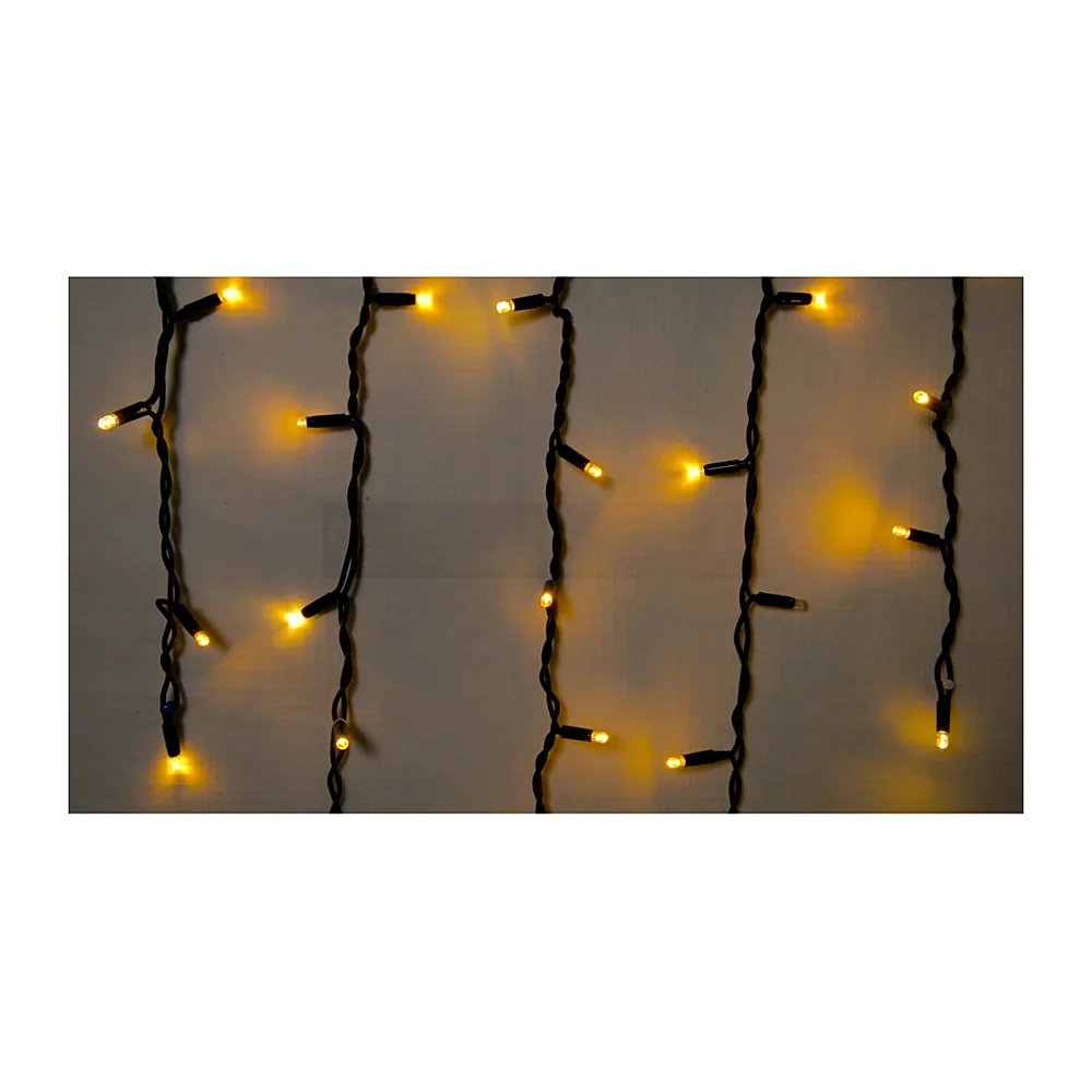 Гірлянда зовніш._DELUX_ICICLE_75LED 2x0.7m жовт/чорн IP44 EN