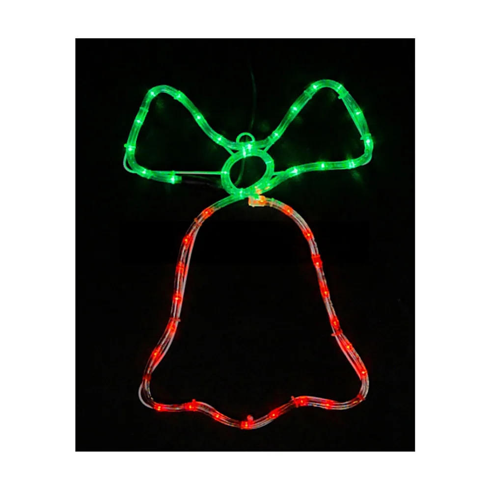Гірлянда зовніш._DELUX_MOTIF_Bell 50*35см 3 flash черв/зелен. IP44 EN