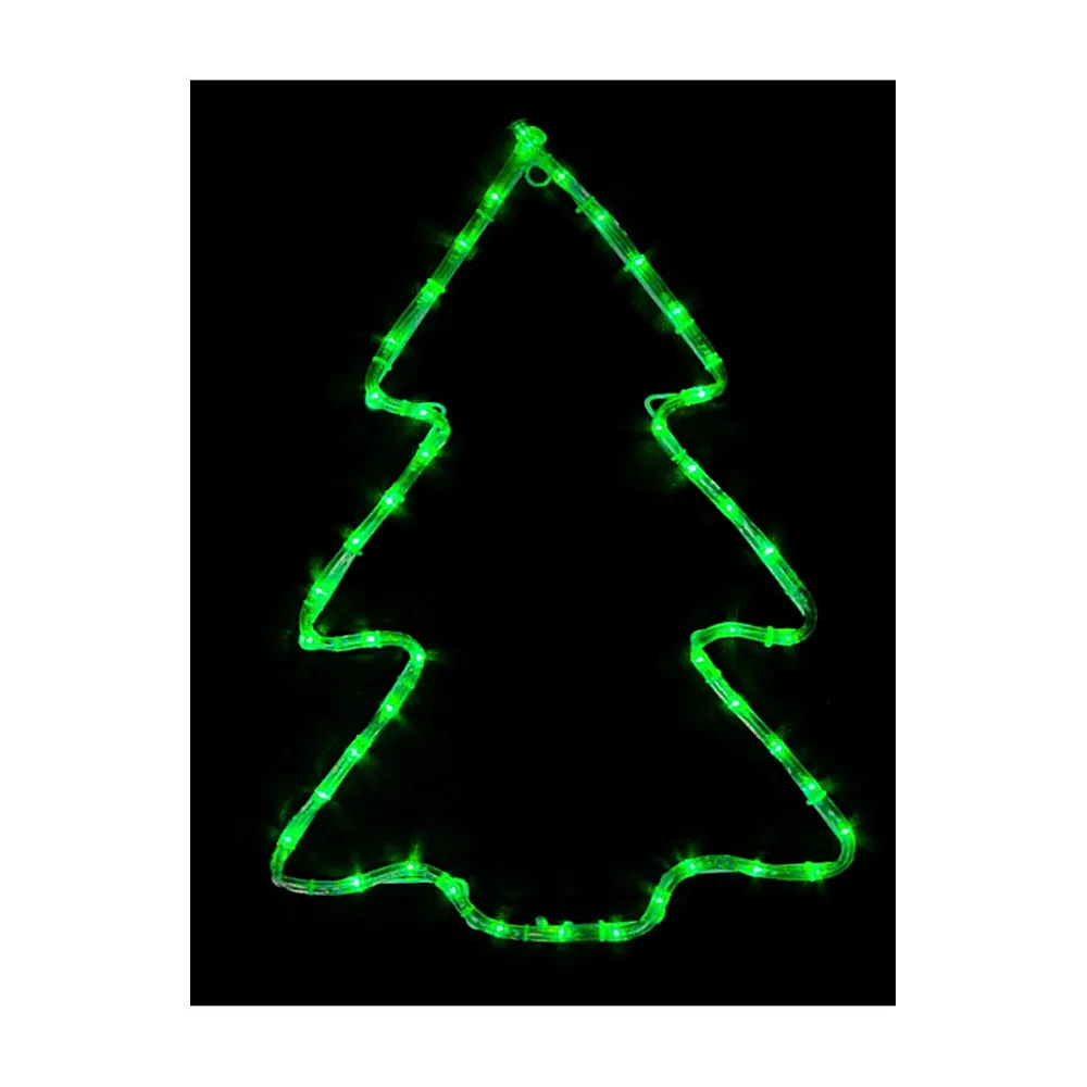Гірлянда зовніш._DELUX_MOTIF_Christmas tree 60*45см 7 flash зелен. IP44 EN