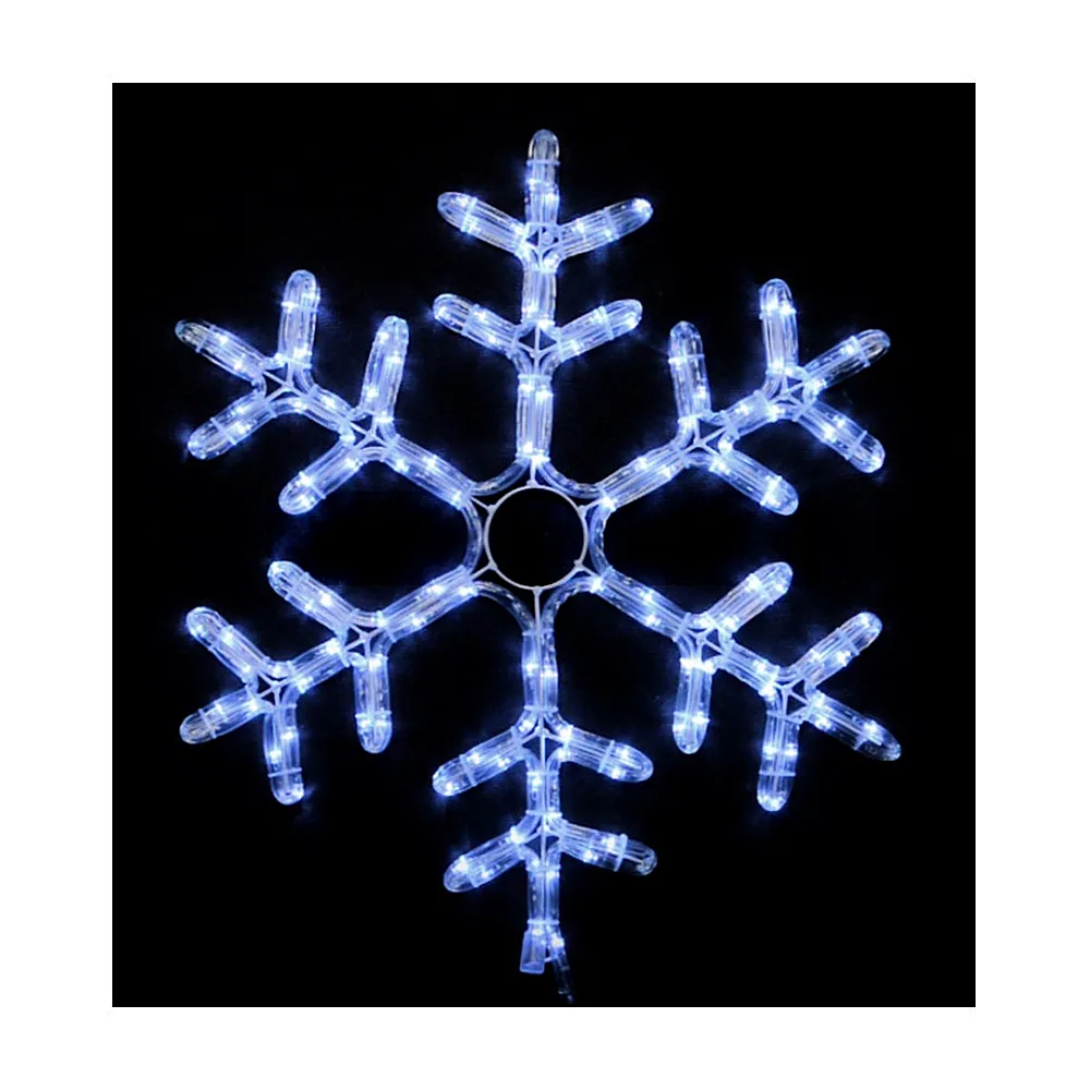 Гірлянда зовніш._DELUX_MOTIF_Snowflake 55см 12 flash білий EN_IP44