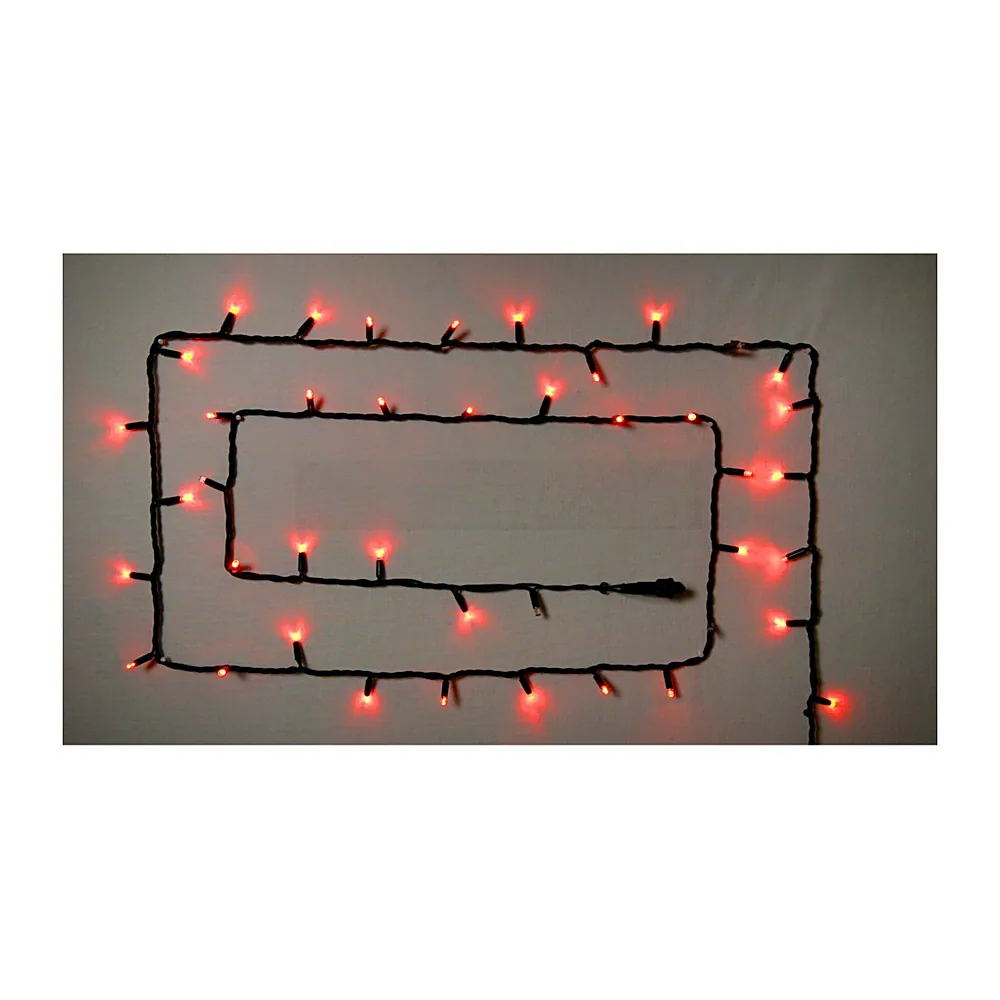Гірлянда зовніш._DELUX_STRING_100LED 10m (2*5m) черв/чорн IP44 EN