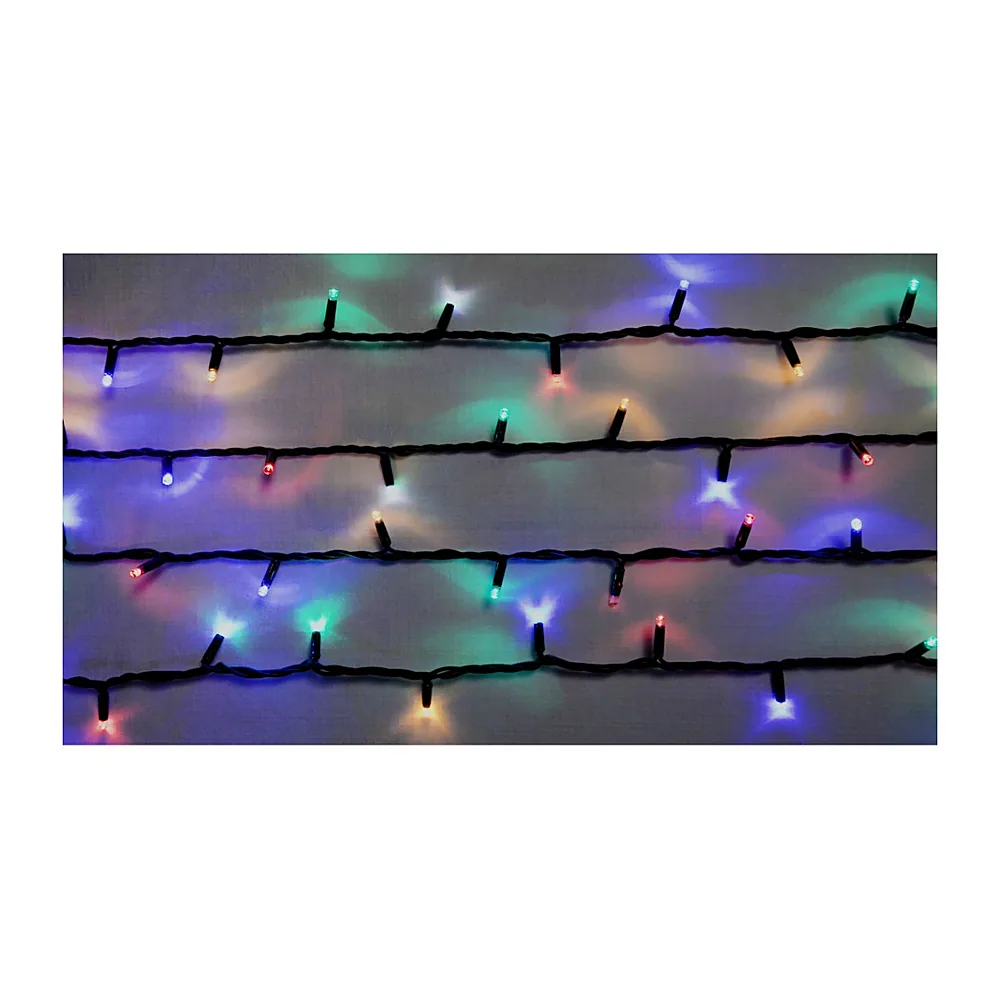 Гірлянда зовніш._DELUX_STRING_200LED 20m (2*10m) 40 flash мул/чорн IP44 EN