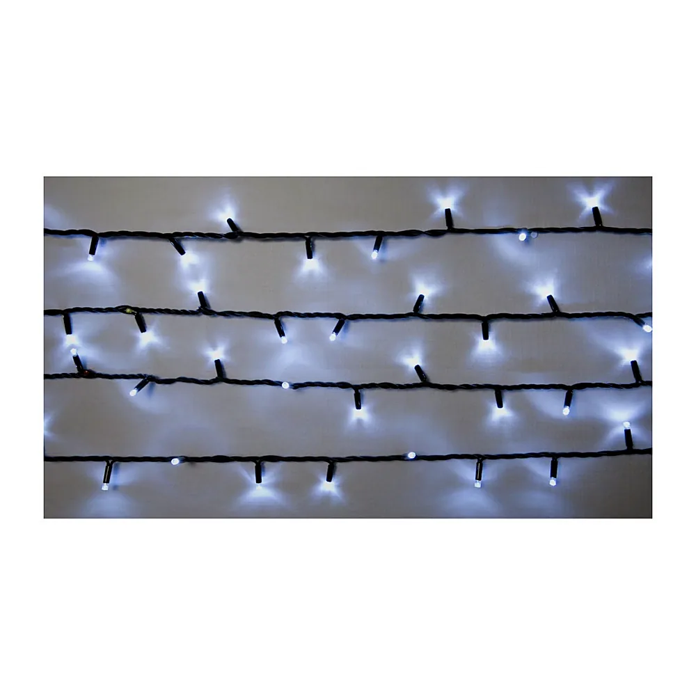 Гірлянда зовніш._DELUX_STRING_200LED 20m білий/чорн IP44 EN