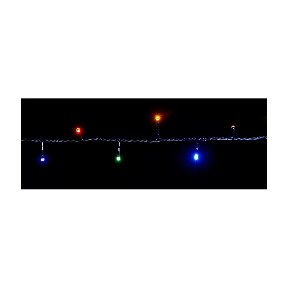 Гірлянда внутр._DELUX_STRING С_100LED 5m мулт/чорн IP20