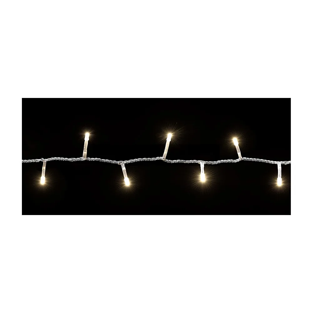 Гірлянда внутр._DELUX_STRING С_100LED 5m тепл.біл/проз IP20