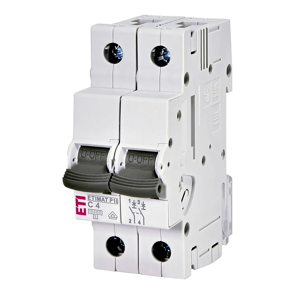 Авт. вимикач ETIMAT P10 2p C  4A (10kA)