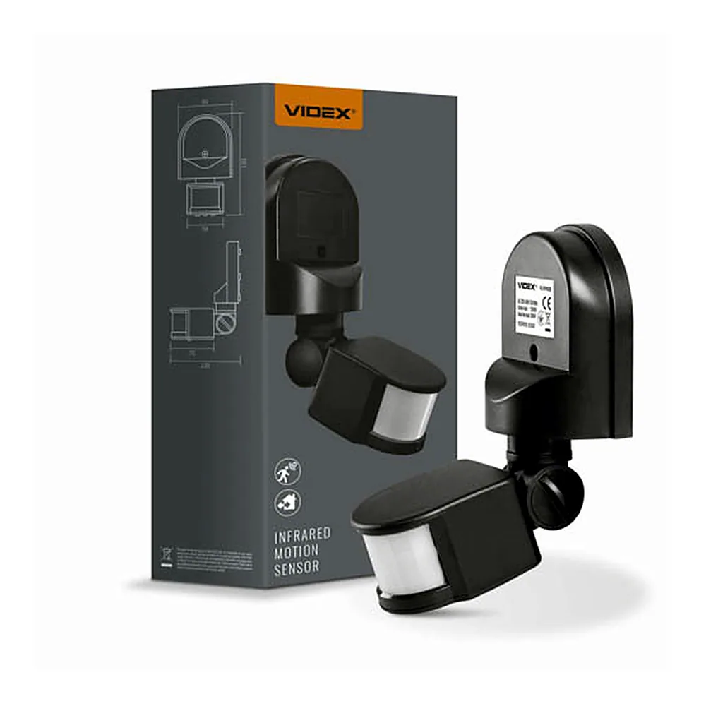 Датчик руху та освітленості VIDEX VL-SPW02B 220V 1200W інфрачервоний