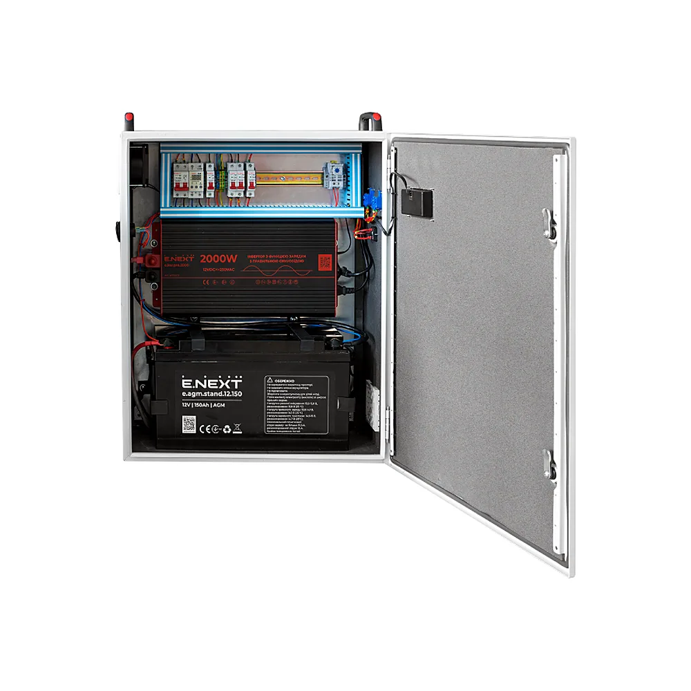 Шафа безперебійного живлення e.ups.mbox.3000/2400, 3000Вт, 2400Вт*год, IP44