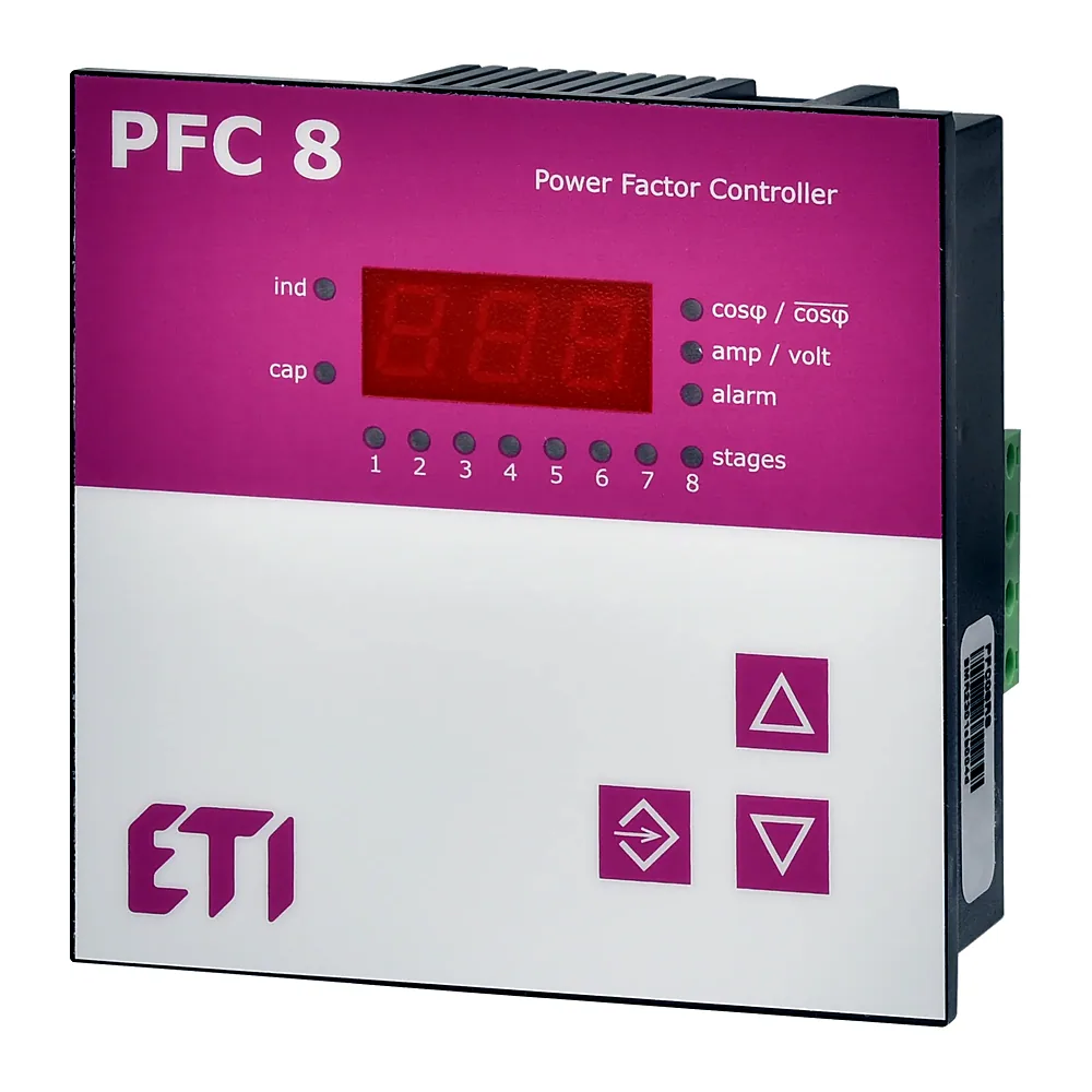 Регулятор реактивної потужності PFC 8 RS (8 ступенів, 97х97), ETI