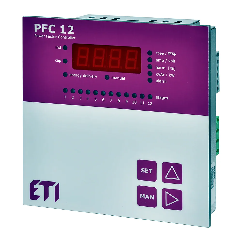 Регулятор реактивної потужності ETI PFC 12 RS 12 ступенів 144x144 мм 4656907