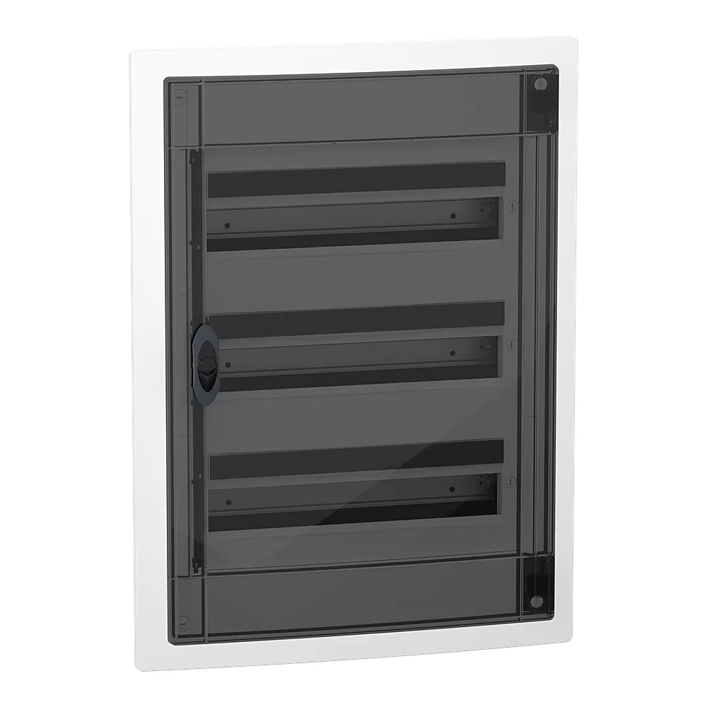 Модульний щит розподільчий врізний 3P 18 модулів димчастий двері XS Schneider Electric LVSXP318