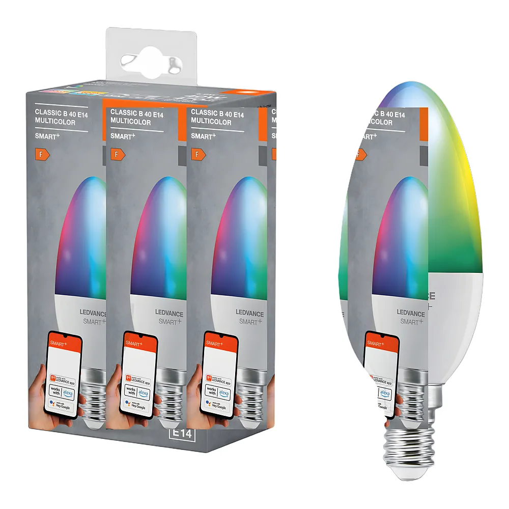 Світлодіодна лампа SMART WIFI B40 4,9 Вт 230 В RGBW E14 OSRAM