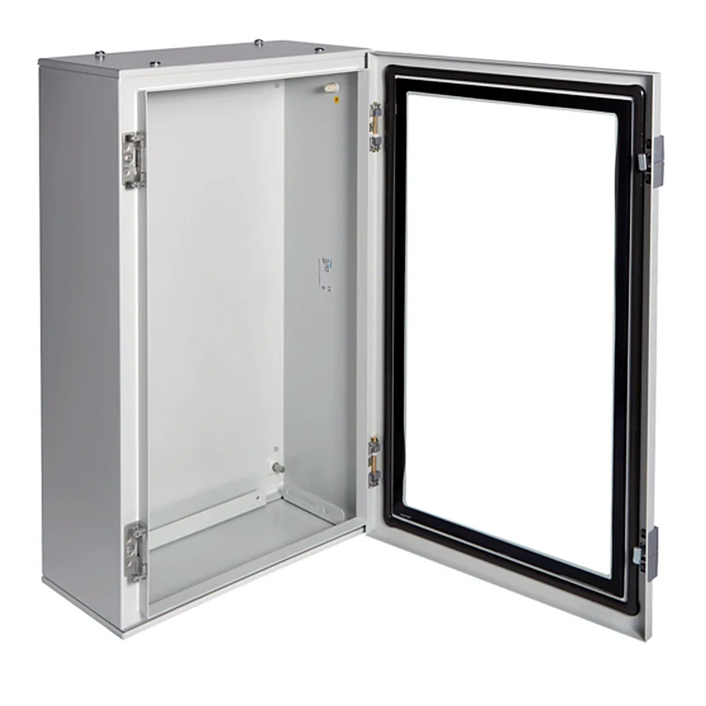 Шафа металева ORION Plus, IP65, прозорі двері, 650X400X200мм