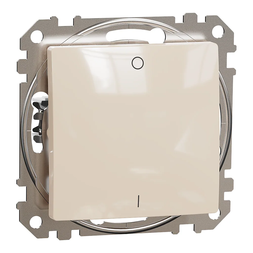 Вимикач двополюсний бежевий Sedna Design Schneider Electric SDD112102