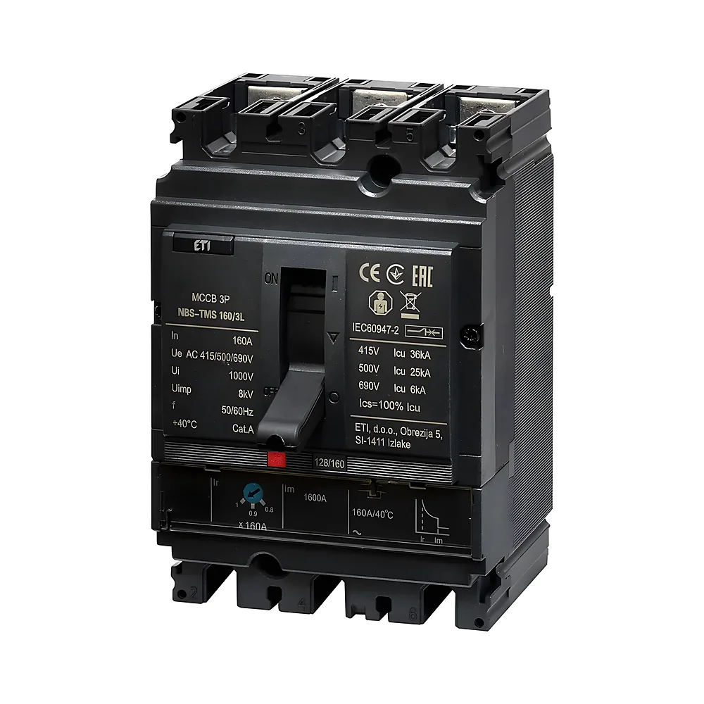 Автоматичний вимикач ETIBREAK NBS-TMS 160/3L 3P 160 А 36 кА ETI 4673009