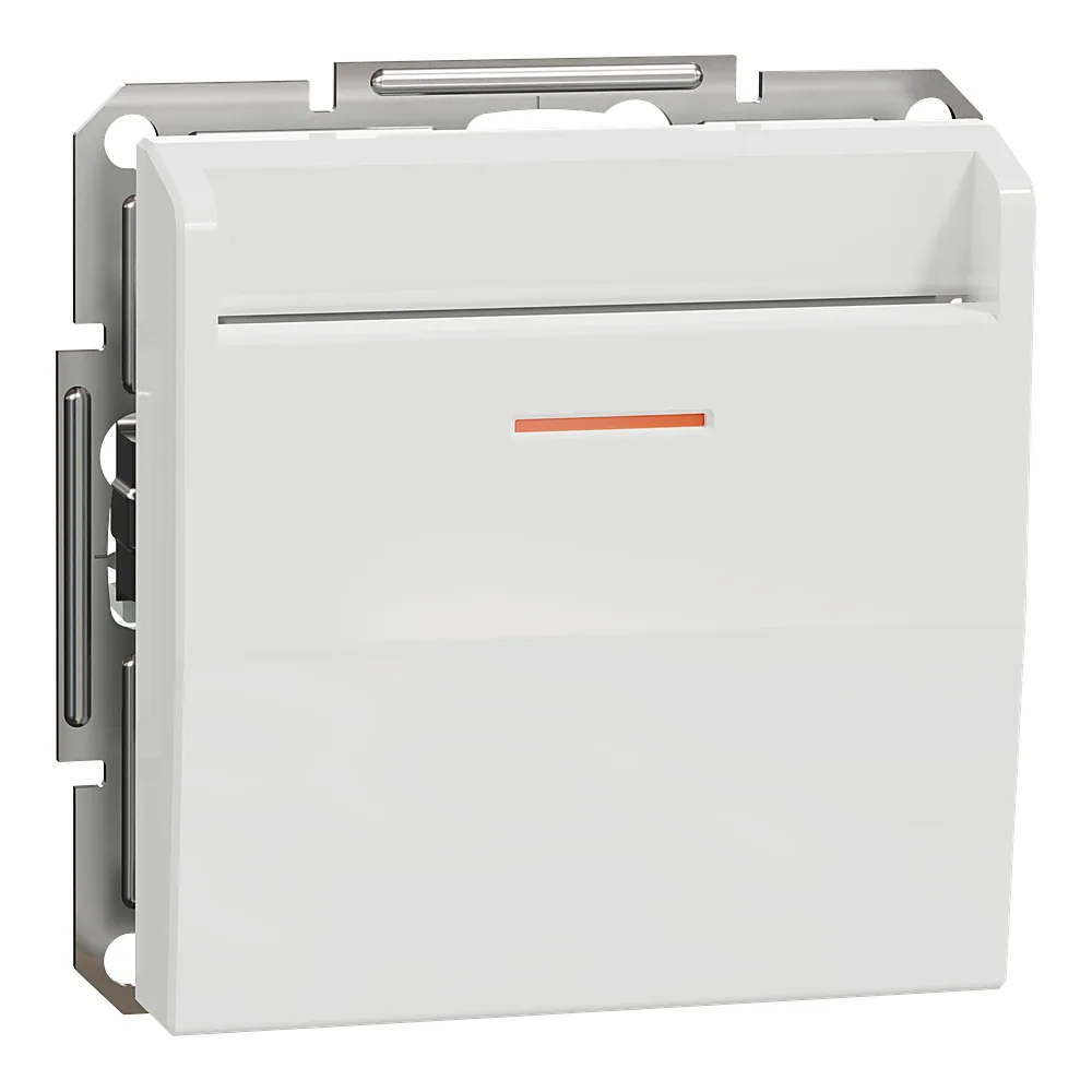 Картковий вимикач механічний білий Asfora без рамки Schneider Electric EPH6270121