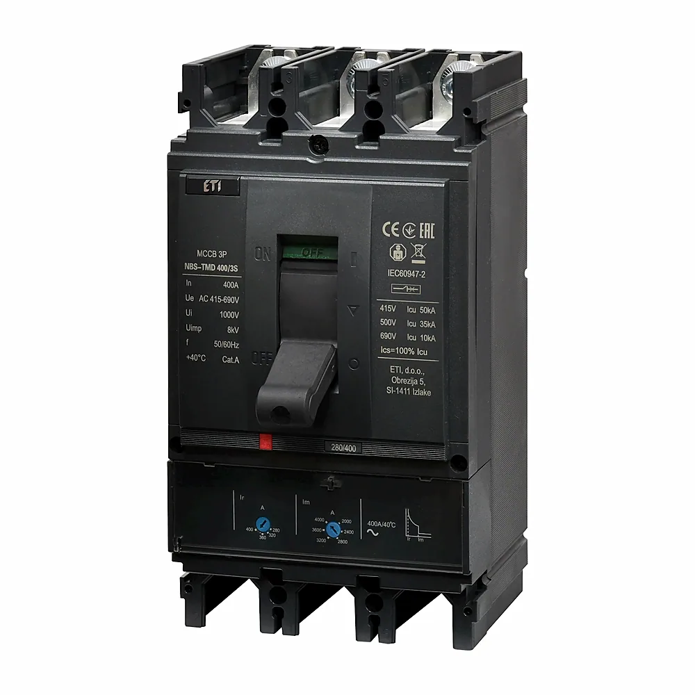 Автоматичний вимикач ETI ETIBREAK NBS NBS-TMD 400/3S 3P 400A 50kA 4673106