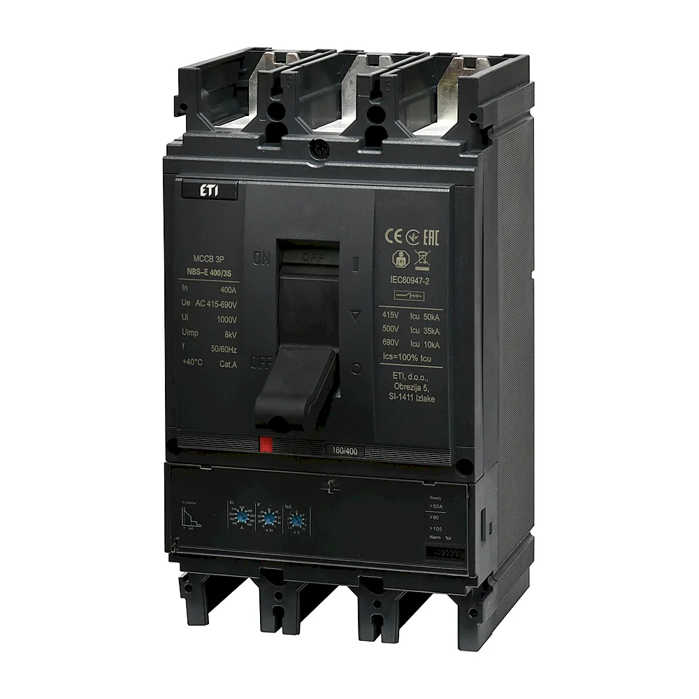 Автоматичний вимикач ETI ETIBREAK NBS NBS-E 400/3S 3P 400A 50kA 4673111