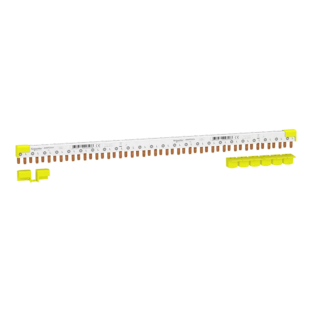 Гребінчаста шина 1PN 24 Модул 18 мм 80 А Schneider Electric A9XPC624